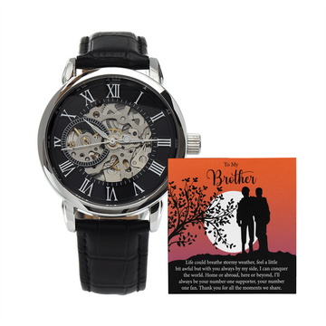 Men's Openwork Watch - Conquer The World