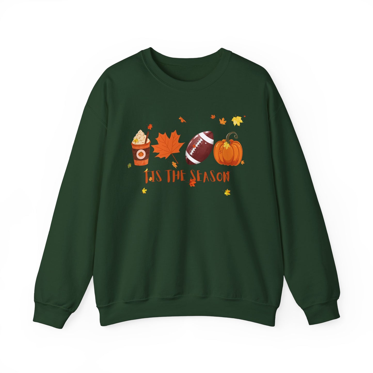 Tis The Season, Fall Coffee Crewneck Sweatshirt