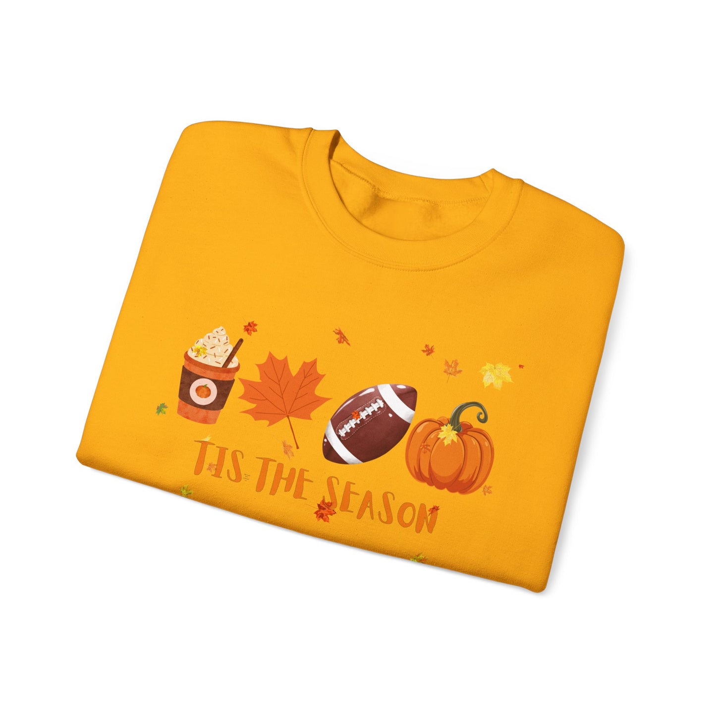 Tis The Season, Fall Coffee Crewneck Sweatshirt