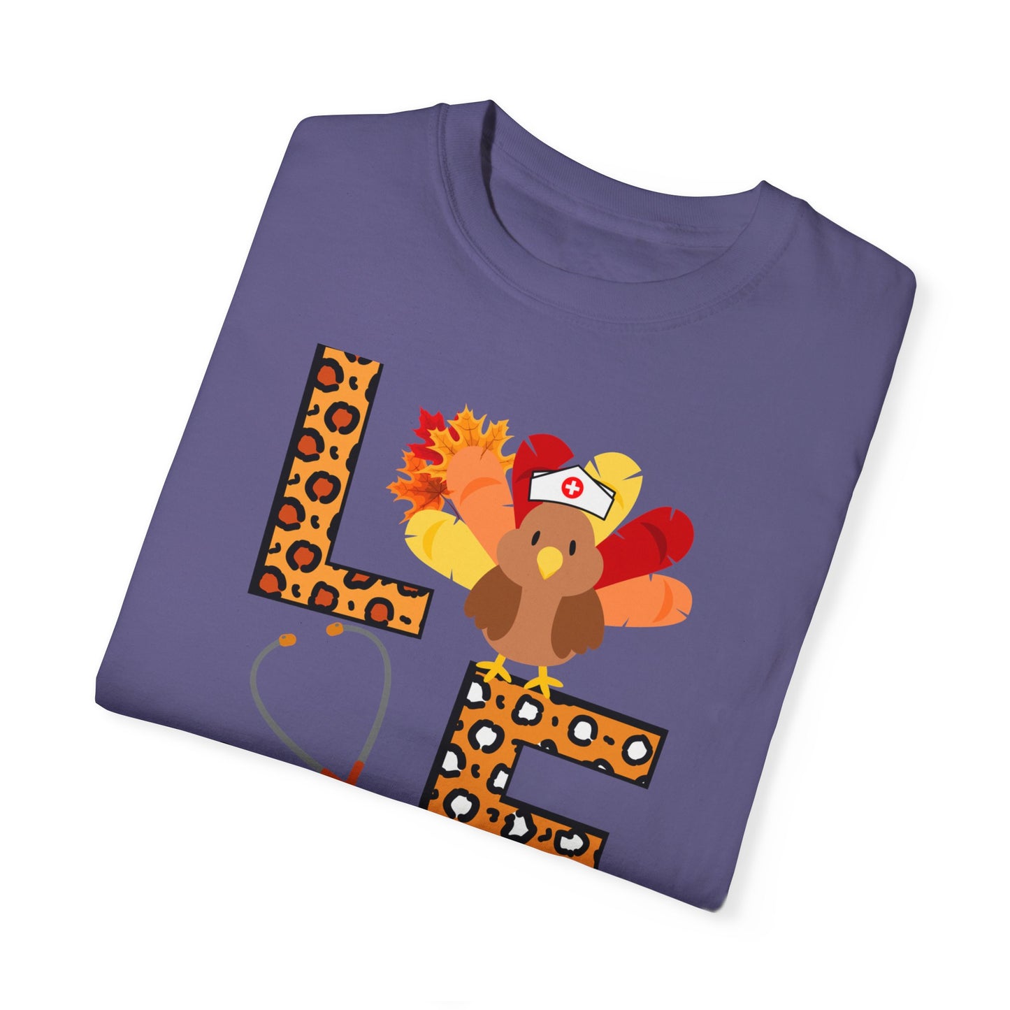 Nurse Leopard Turkey Shirt,Nurse Gift,Thanksgiving