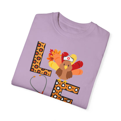 Nurse Leopard Turkey Shirt,Nurse Gift,Thanksgiving