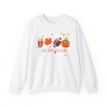 Tis The Season, Fall Coffee Crewneck Sweatshirt