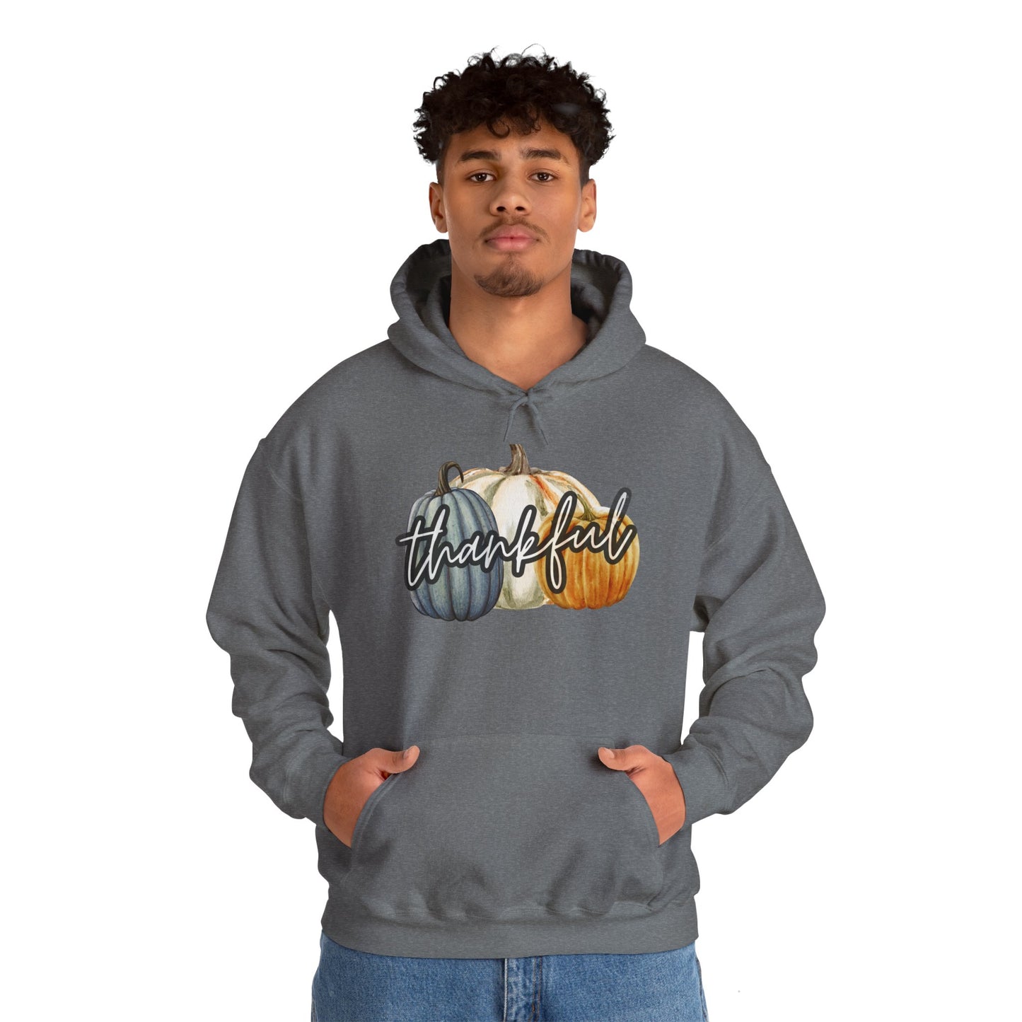 THANKFUL - Leopard Pumpkin Sweatshirt Thanksgiving