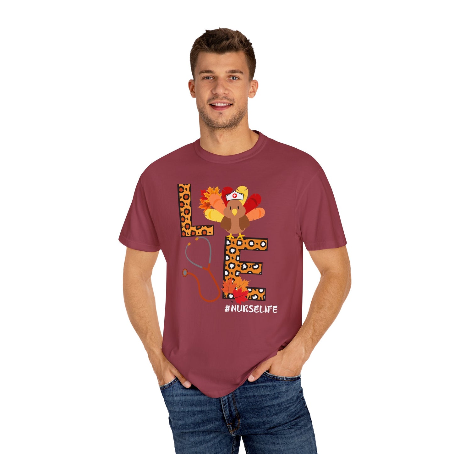 Nurse Leopard Turkey Shirt,Nurse Gift,Thanksgiving