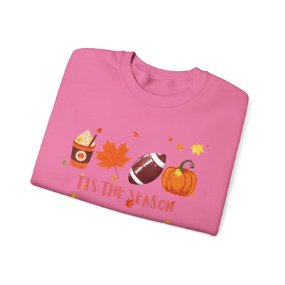 Tis The Season, Fall Coffee Crewneck Sweatshirt