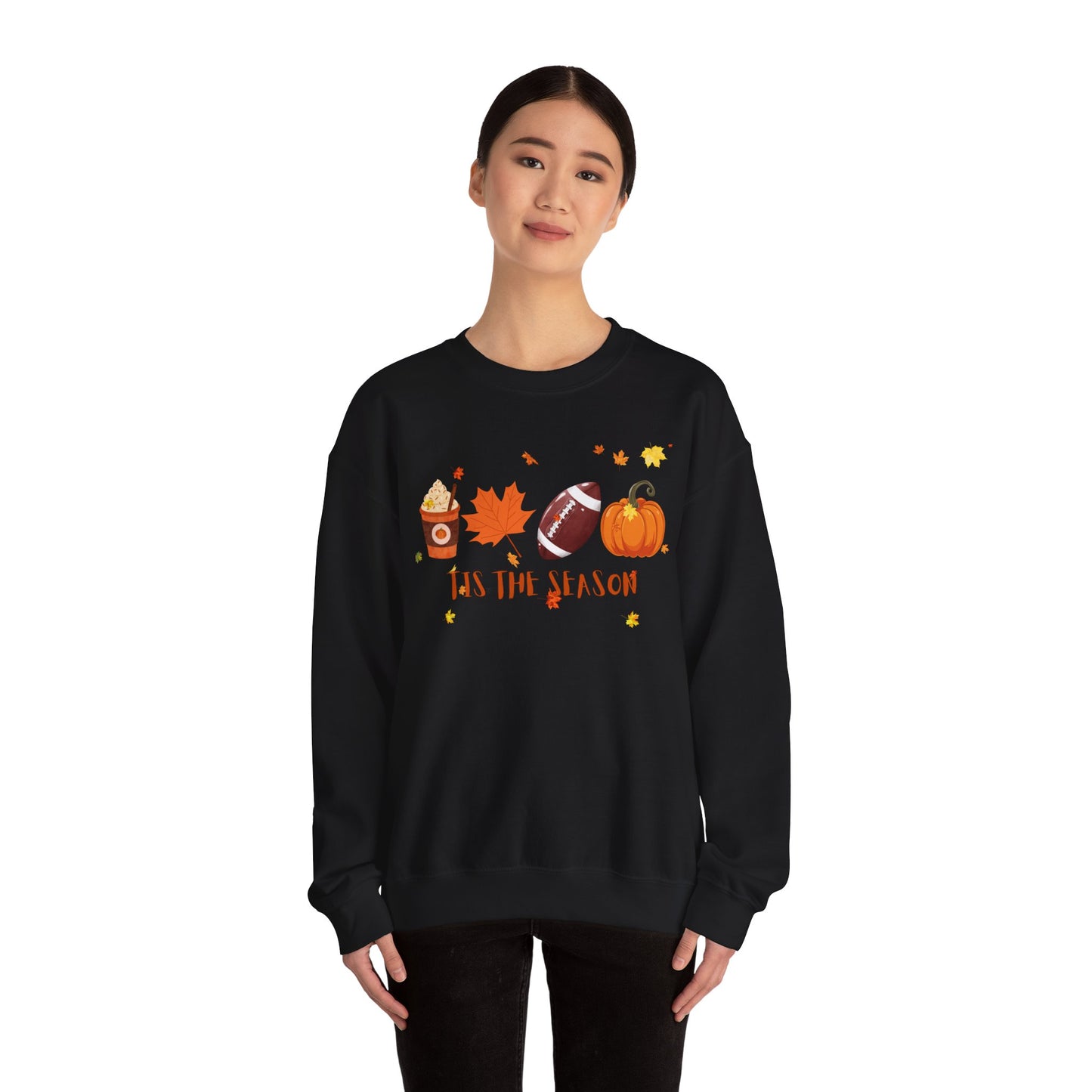 Tis The Season, Fall Coffee Crewneck Sweatshirt