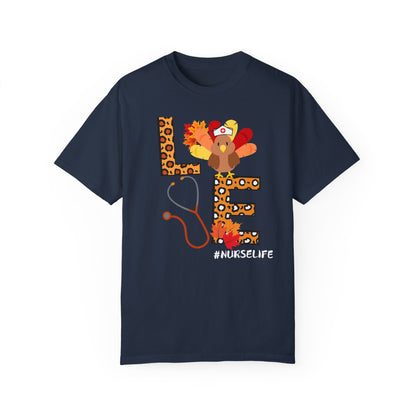 Nurse Leopard Turkey Shirt,Nurse Gift,Thanksgiving