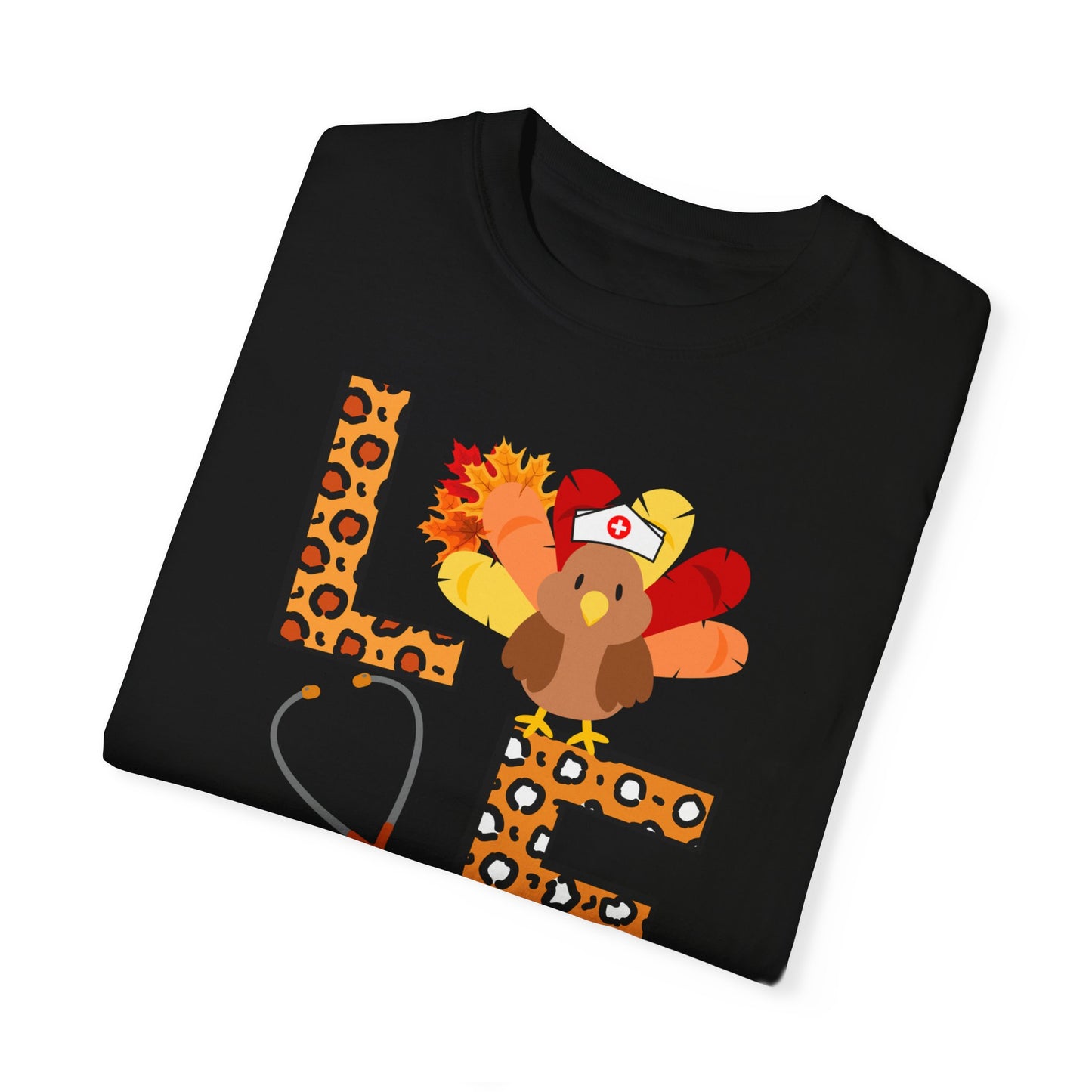 Nurse Leopard Turkey Shirt,Nurse Gift,Thanksgiving