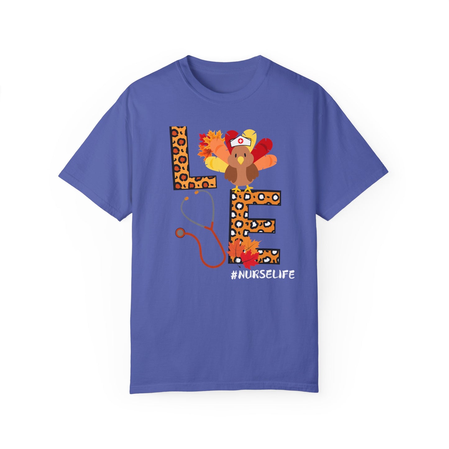 Nurse Leopard Turkey Shirt,Nurse Gift,Thanksgiving