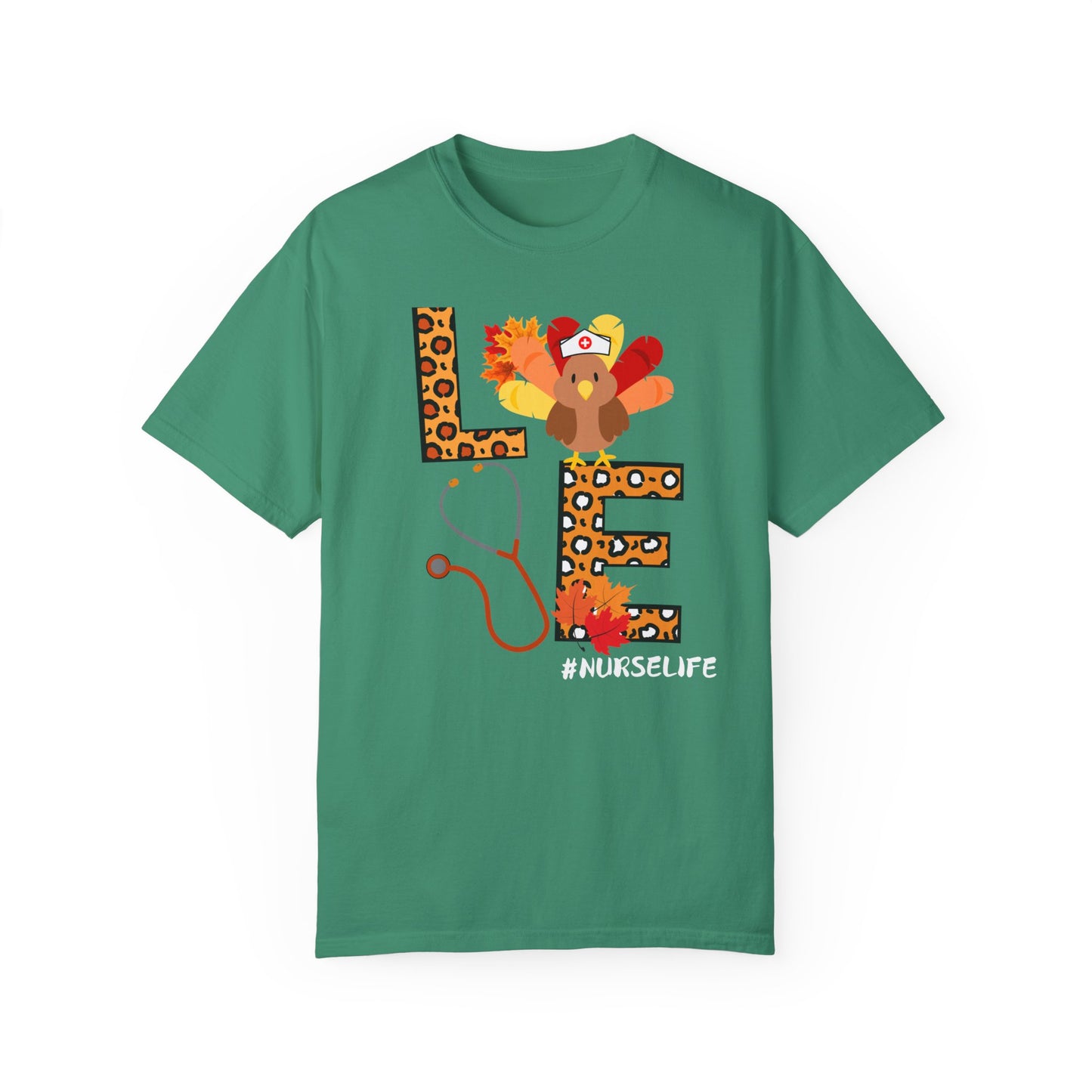 Nurse Leopard Turkey Shirt,Nurse Gift,Thanksgiving