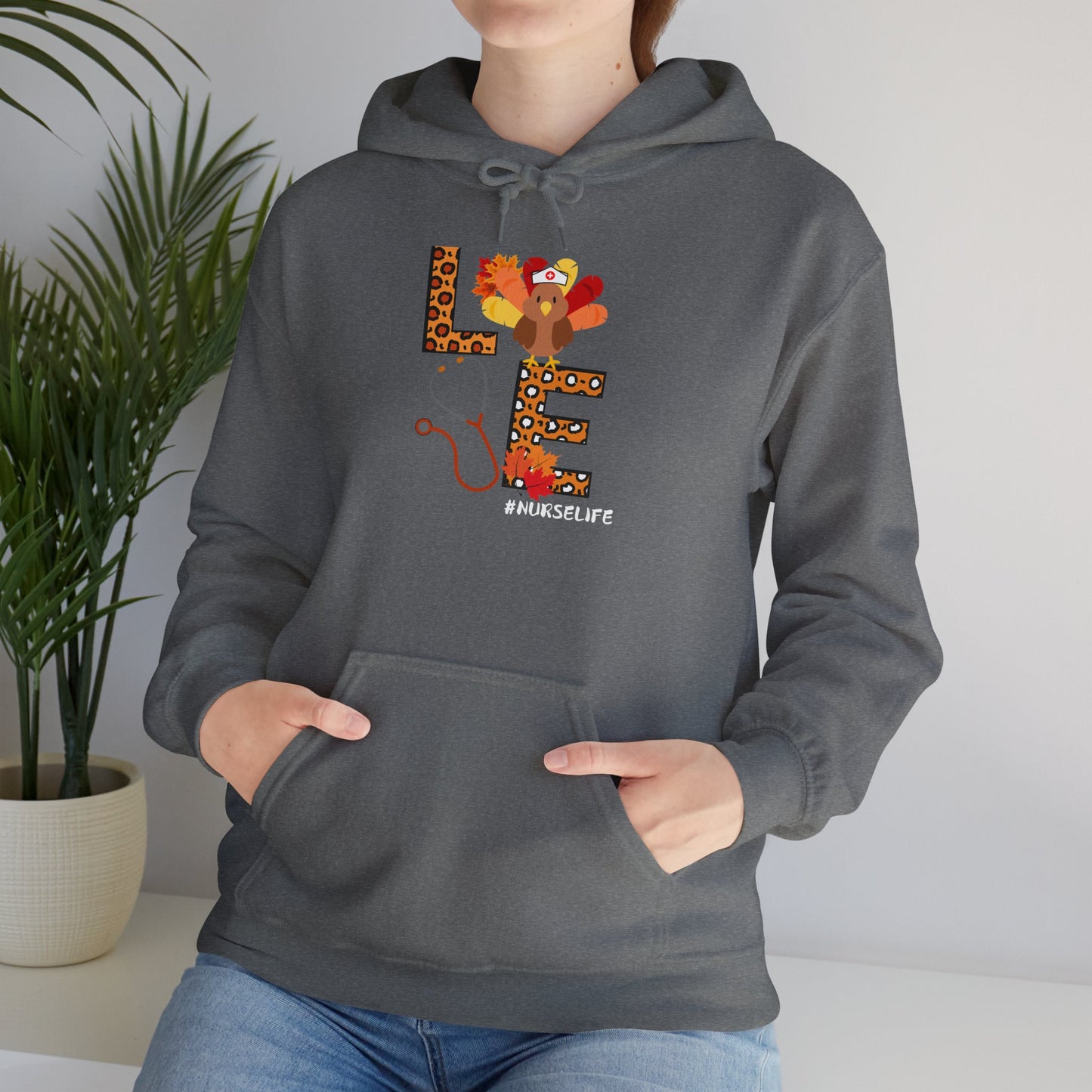 Nurse Leopard Turkey,Nurse Gift,Thanksgiving Sweatshirt