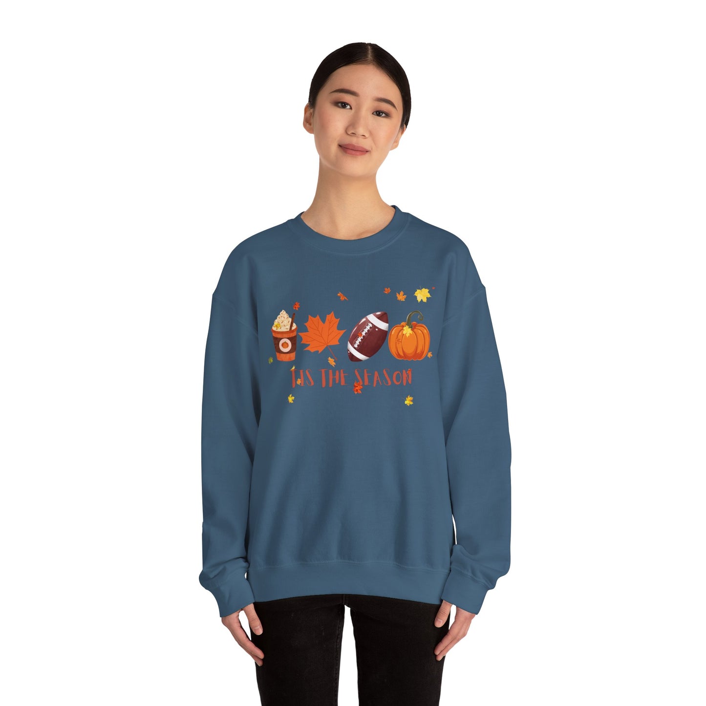 Tis The Season, Fall Coffee Crewneck Sweatshirt