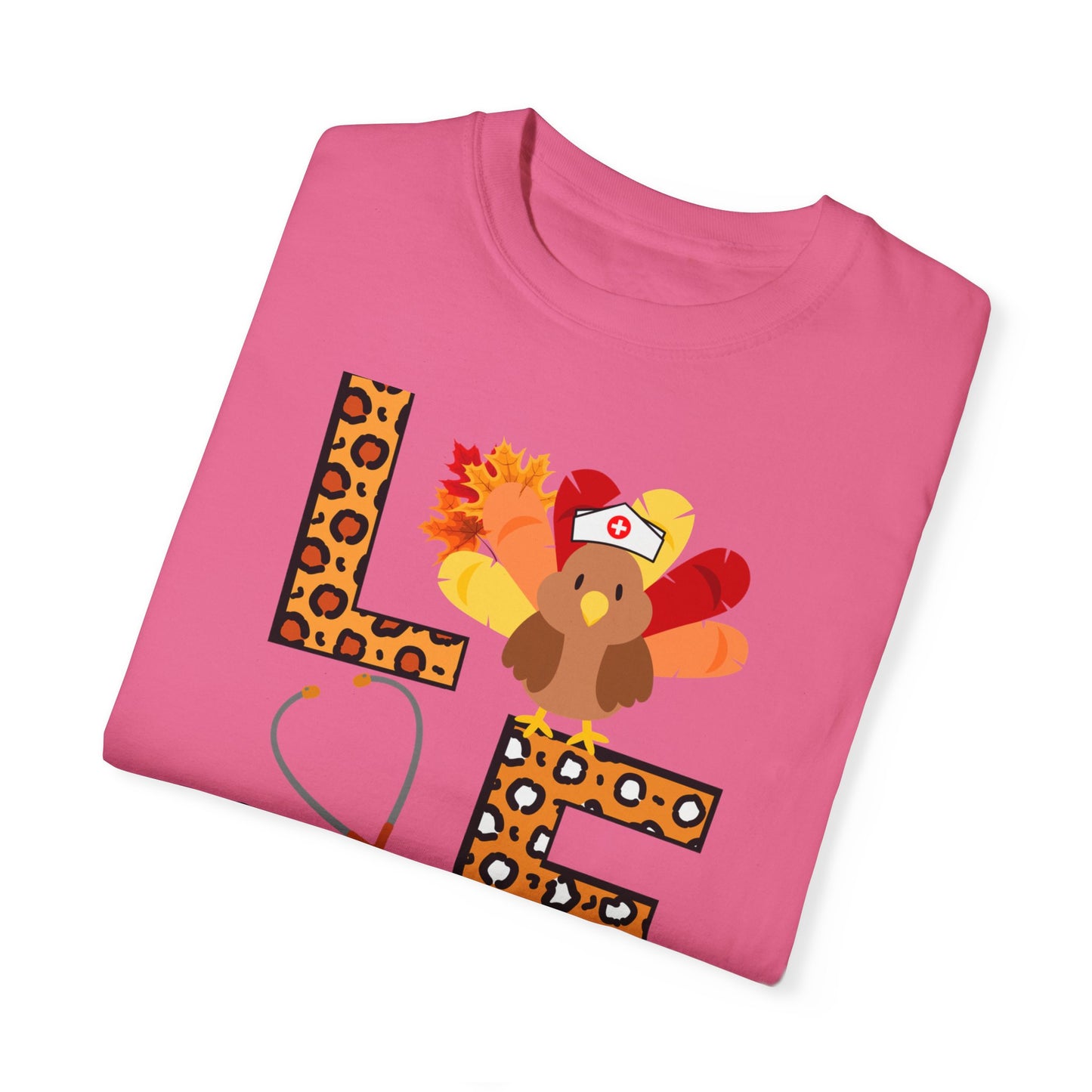 Nurse Leopard Turkey Shirt,Nurse Gift,Thanksgiving