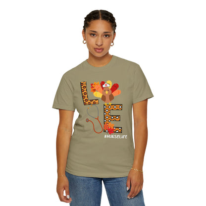 Nurse Leopard Turkey Shirt,Nurse Gift,Thanksgiving