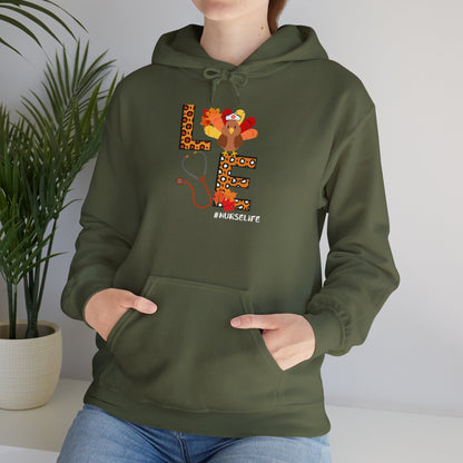 Nurse Leopard Turkey,Nurse Gift,Thanksgiving Sweatshirt