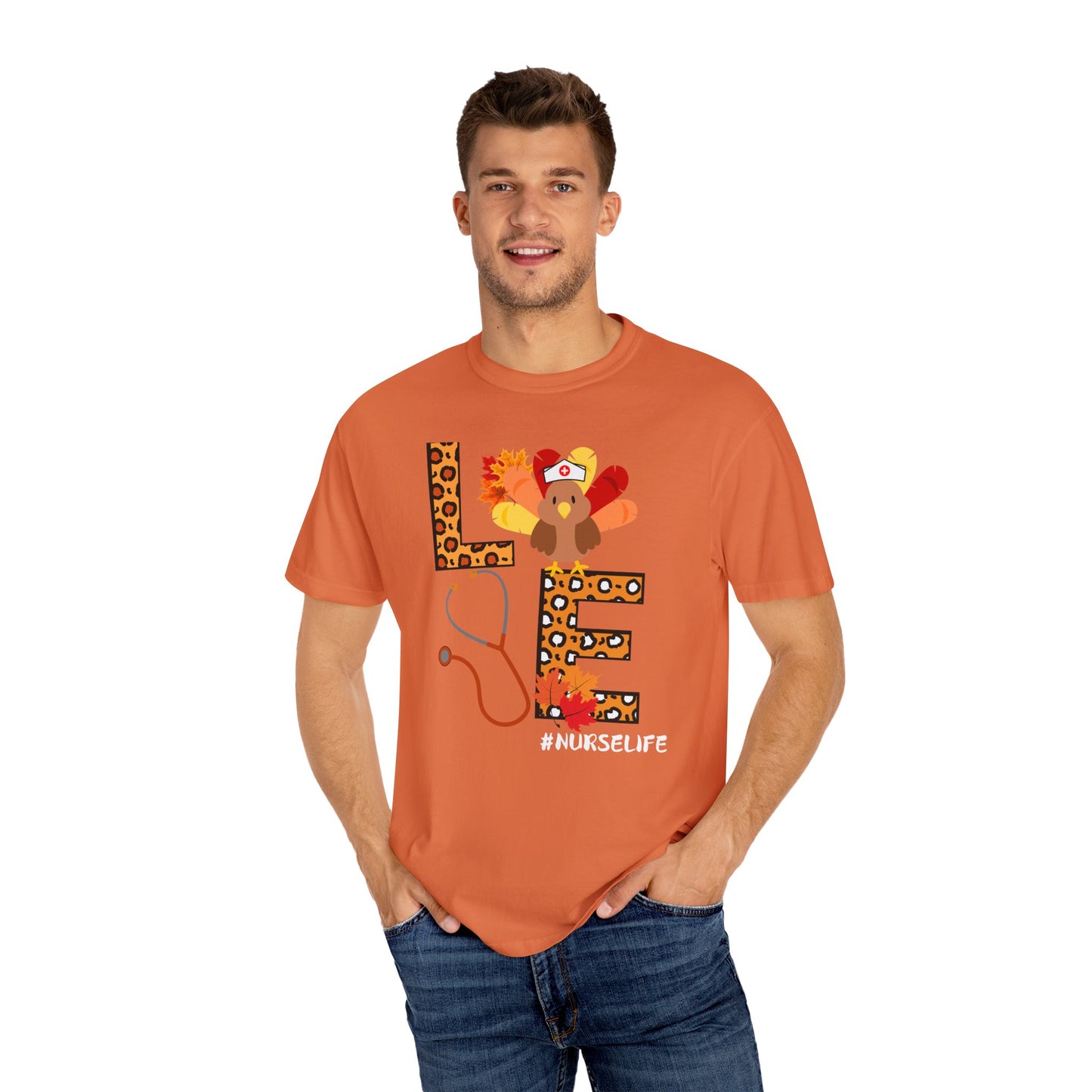 Nurse Leopard Turkey Shirt,Nurse Gift,Thanksgiving