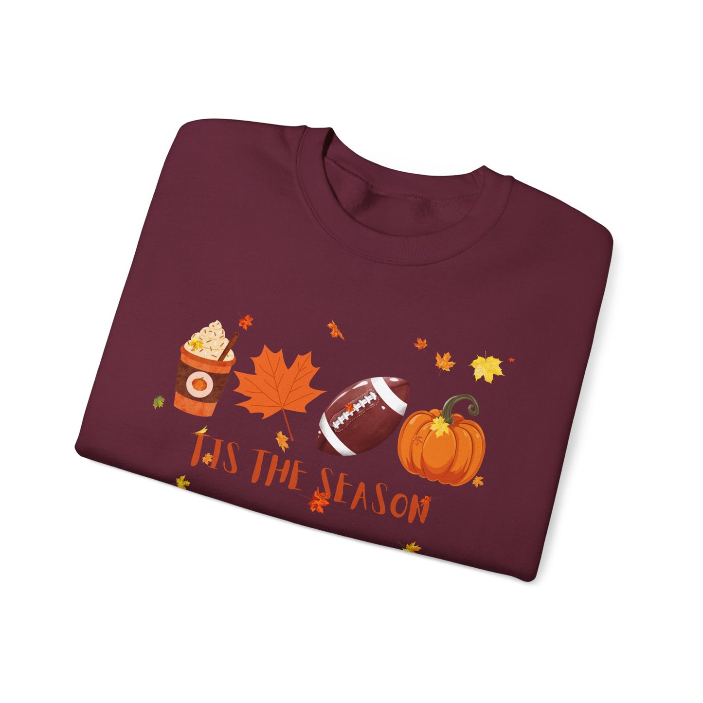 Tis The Season, Fall Coffee Crewneck Sweatshirt