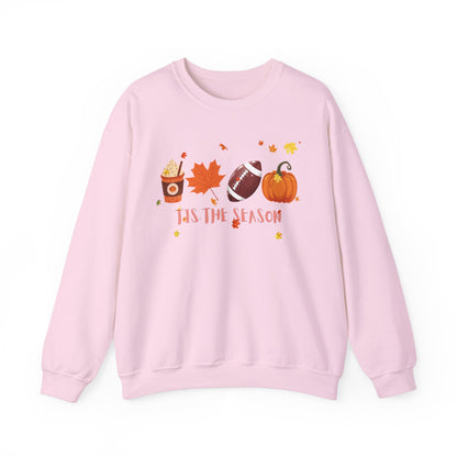 Tis The Season, Fall Coffee Crewneck Sweatshirt