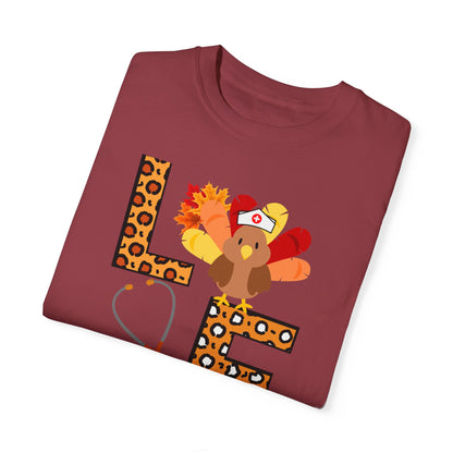 Nurse Leopard Turkey Shirt,Nurse Gift,Thanksgiving