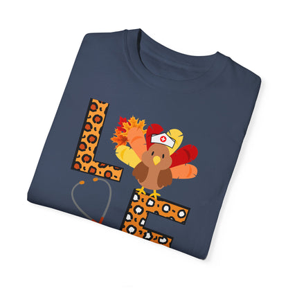 Nurse Leopard Turkey Shirt,Nurse Gift,Thanksgiving