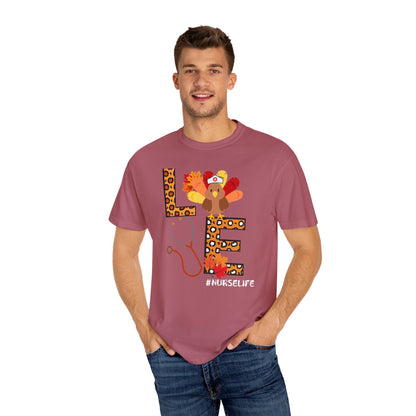 Nurse Leopard Turkey Shirt,Nurse Gift,Thanksgiving