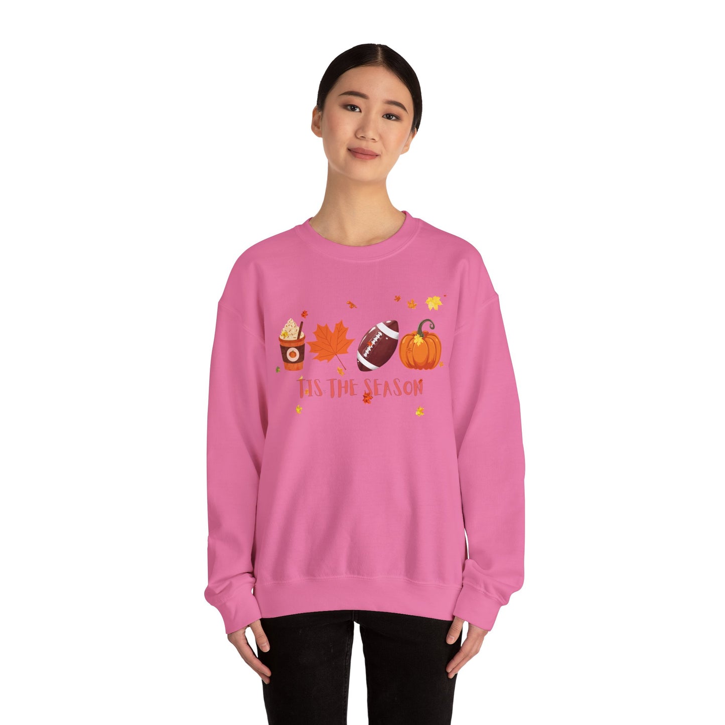 Tis The Season, Fall Coffee Crewneck Sweatshirt