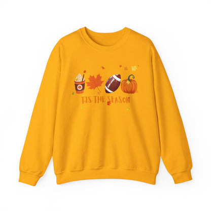 Tis The Season, Fall Coffee Crewneck Sweatshirt