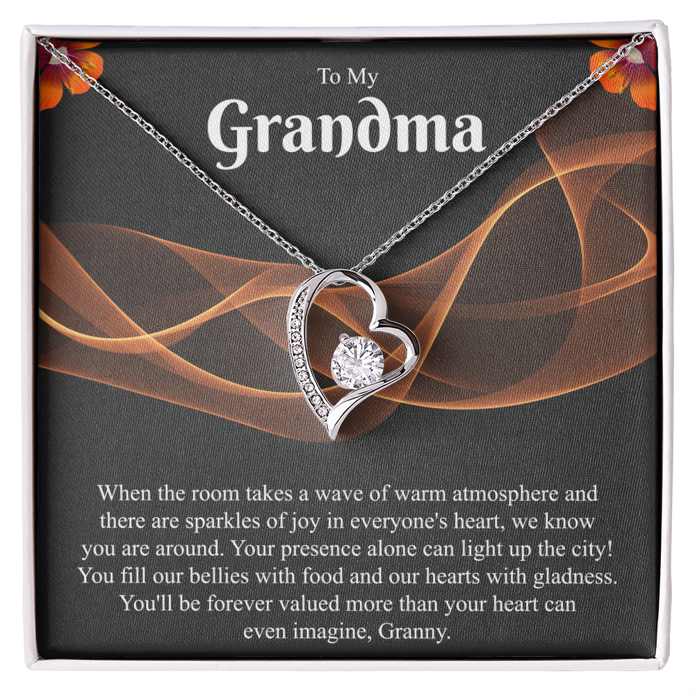 To My Grandma Forever Love Necklace
