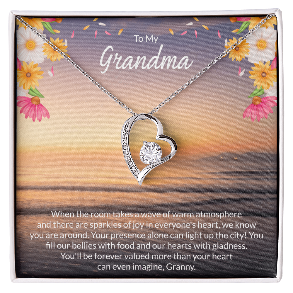 To My Grandma Forever Love Necklace